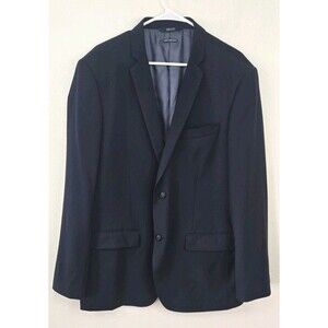 Perry Ellis - Modern Fit Suit Jacket Sport Coat - Blue - Stretch - Mens Sz 44R